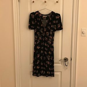 Sessun navy blue midi dress